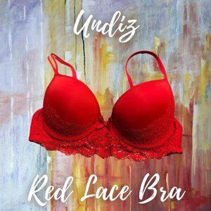 Sexy Red Lace Push-up Bra